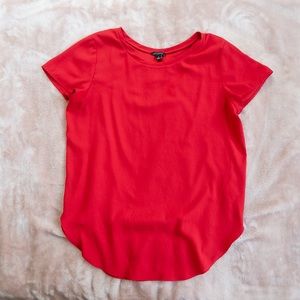 ANN TAYLOR | Red Silky Blouse